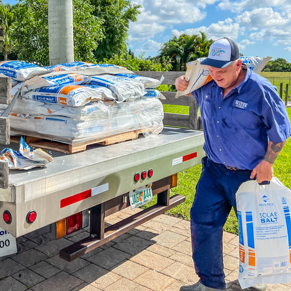 Water Softener Salt Delivery in Martin, St. Lucie, and Indian River Fl